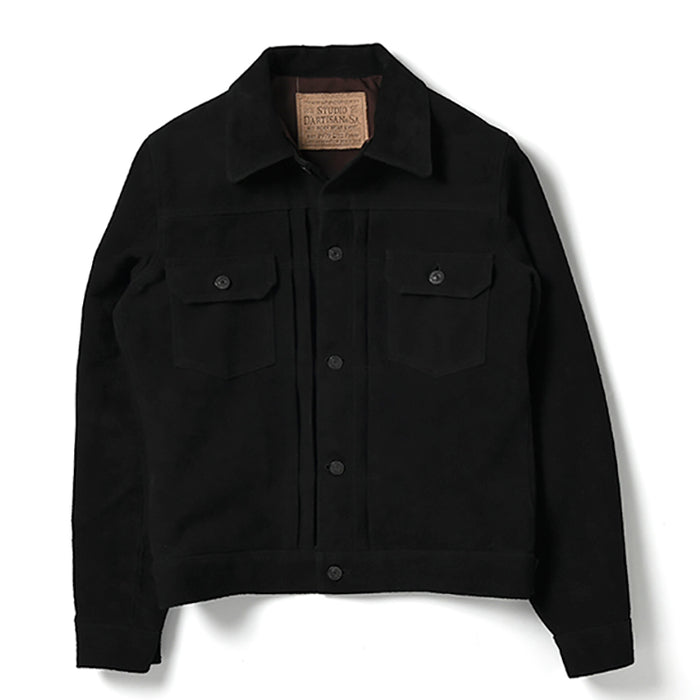 Studio D'Artisan - Black Suede Type II Leather Jacket