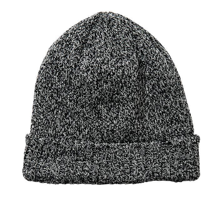 The Real McCoy's - Grey LOGGER Black Knit Cap