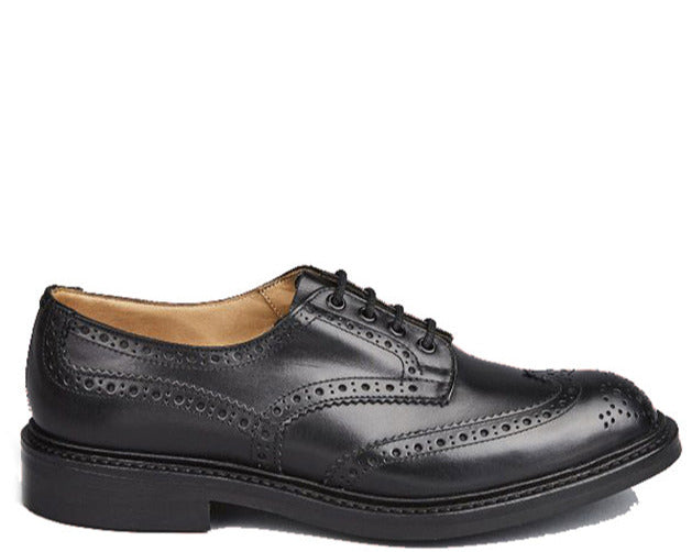 Tricker's - Black Box Calf Bourton Derby Shoe