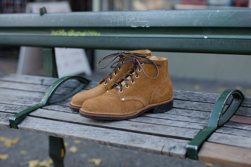 Viberg - Wheat Roughout Boondocker Boot 110 Last