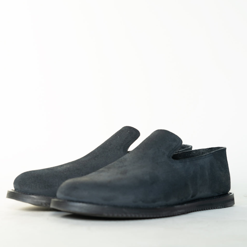 Viberg - Petrol Chamois Roughout Slipper 2010 Last
