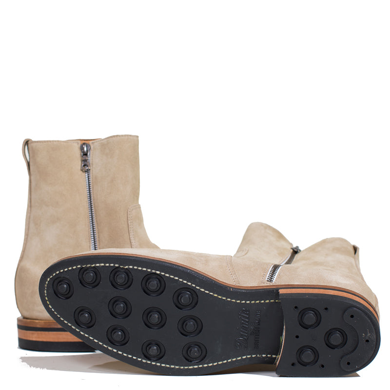 Viberg - Milkshake Suede Sidezip 2050 Last