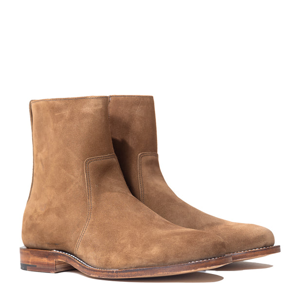 Vancouver, Canada | Viberg - Snuff Suede Side Zip Boot 2050