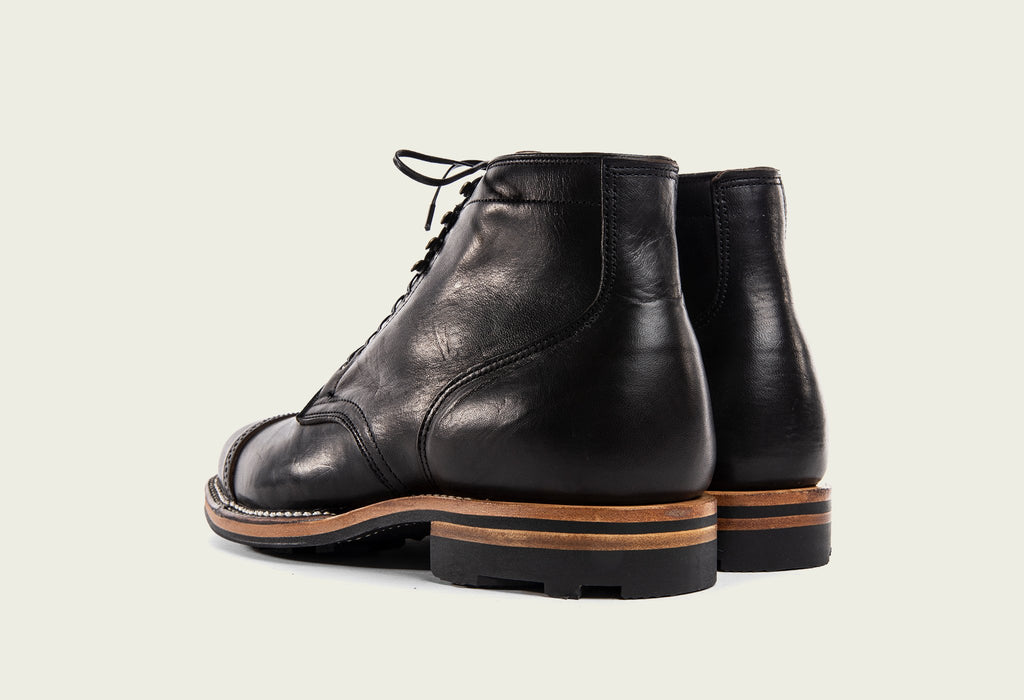 Viberg - Black Teacore Latigo Horsehide Service Boot 2030 Last