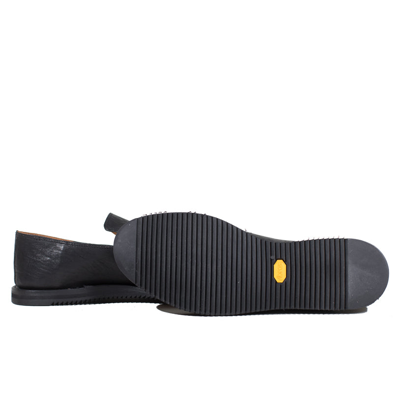 Viberg - Washed Horsehide Mini Ripple Slipper 40218 LAST
