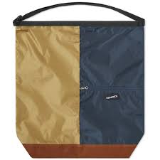 Nanamica - Large Utility Shoulder Bag - Beige and Navy