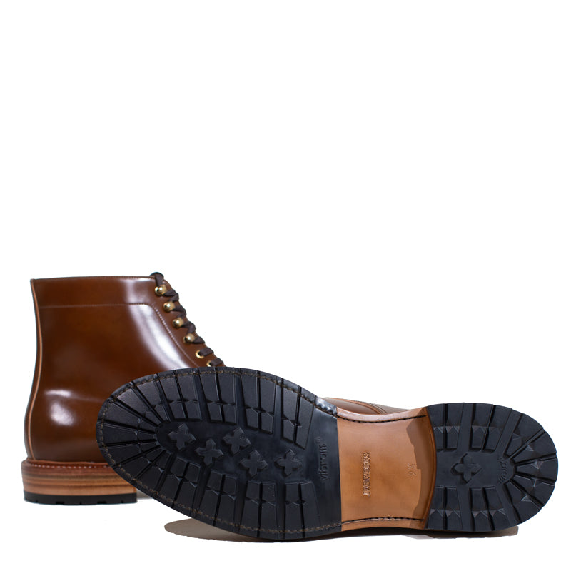 Joe Works Shoemaker - Chestnut Cordovan Apron Derby Boot (50% DEPOSIT PAYMENT)