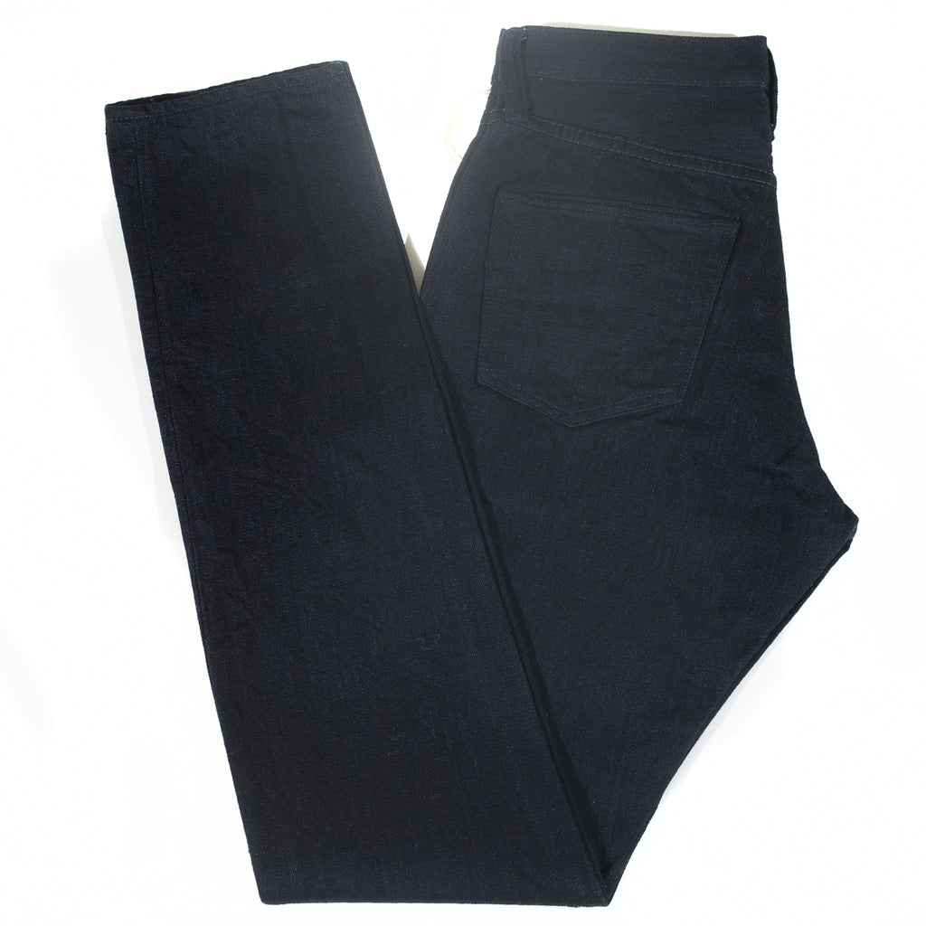 PURE BLUE JAPAN - XX-019-BB Sulphur Black 14OZ RELAXED TAPERED