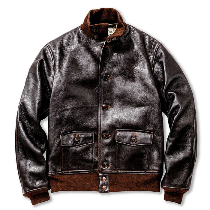 The Real Mccoy's - Type A-1 Deerskin Brown Leather Jacket