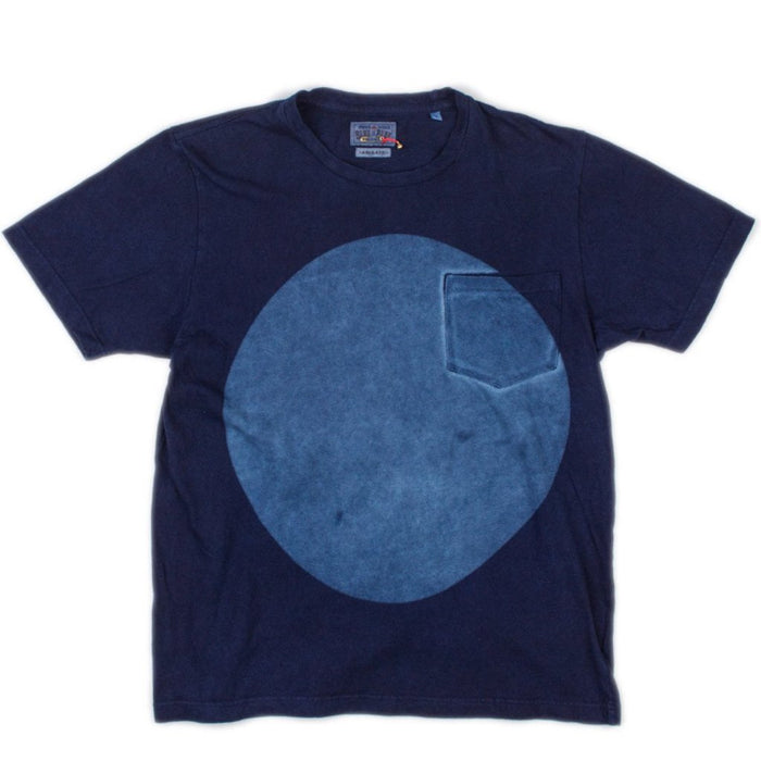 Blue Blue Japan - Hand Dyed Big Circle Slub T-Shirt