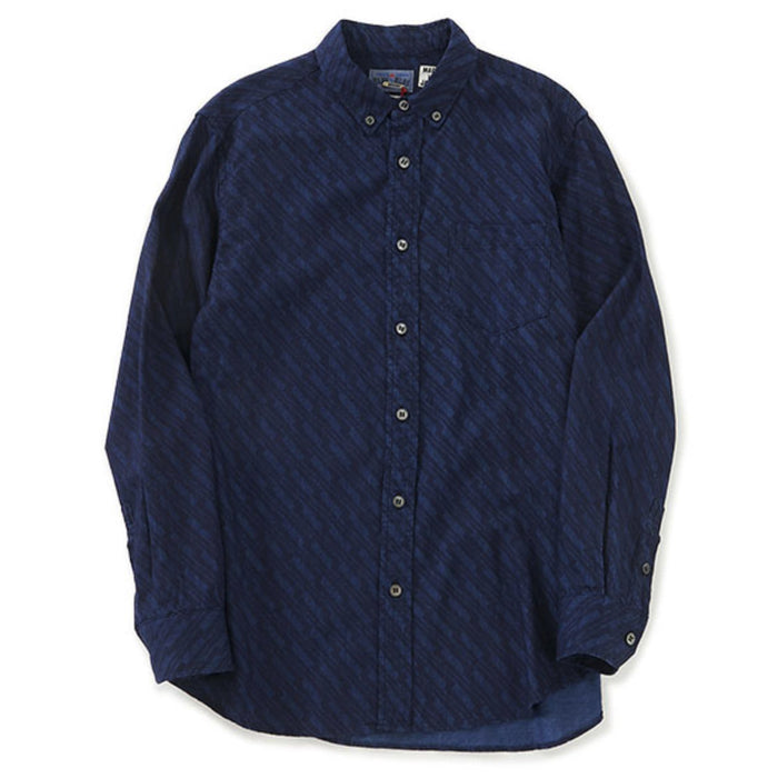 Blue Blue Japan -  Indigo Thunder Twill Button Up Shirt