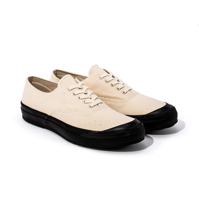 The Real McCoy's - White USN Canvas Deck shoes