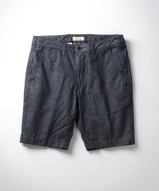 Japan Blue - J3230J07 Dobby Stripe Denim Shorts