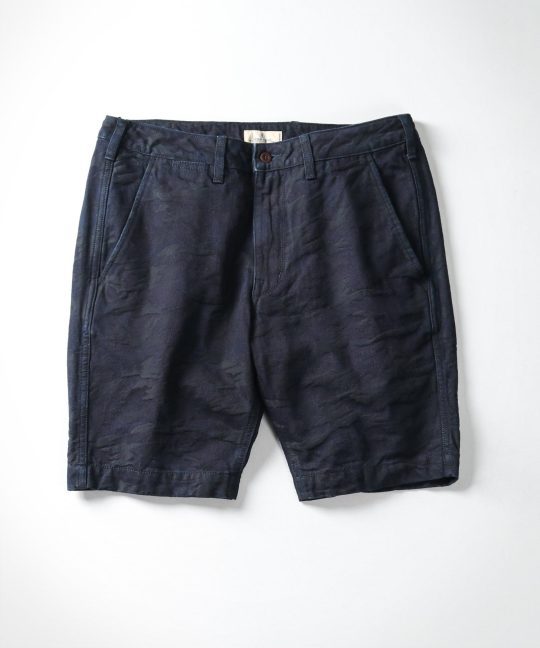Japan Blue - J3230J05 Jacquard Camo Shorts (Indigo)