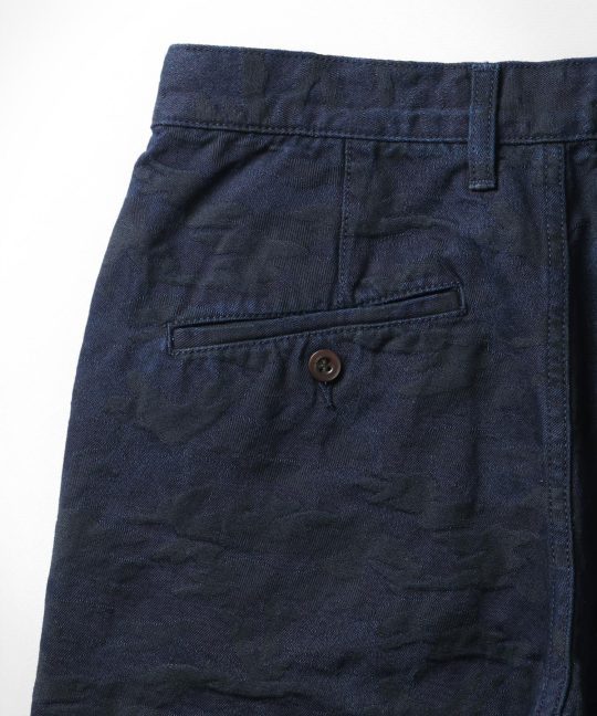 Japan Blue - J3230J05 Jacquard Camo Shorts (Indigo)