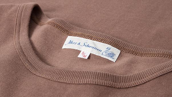 Merz B. Schwanen - Nut Brown 1950s Crewneck T-Shirt