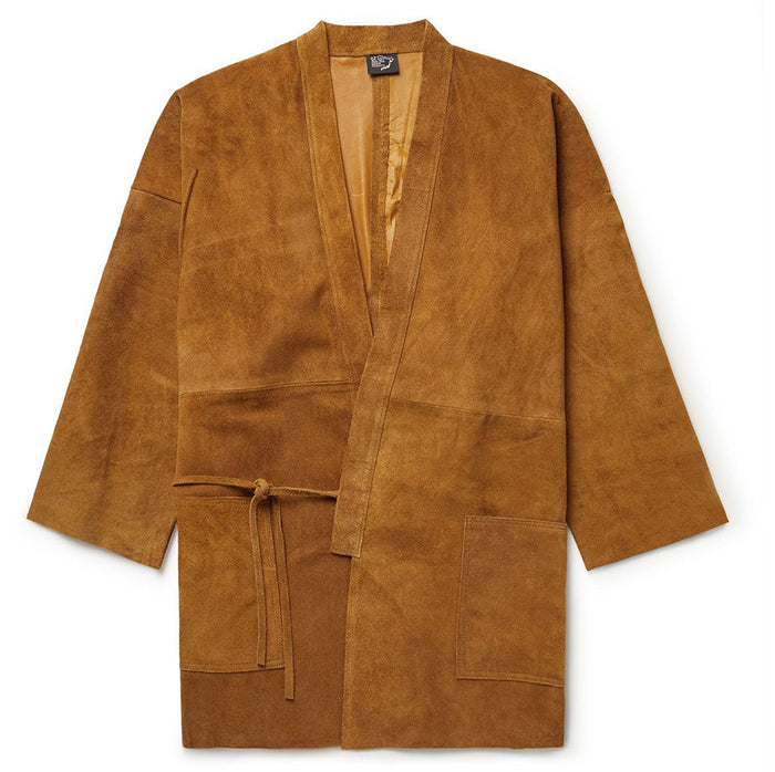 orSlow - Brown Suede Leather Takumi Jacket