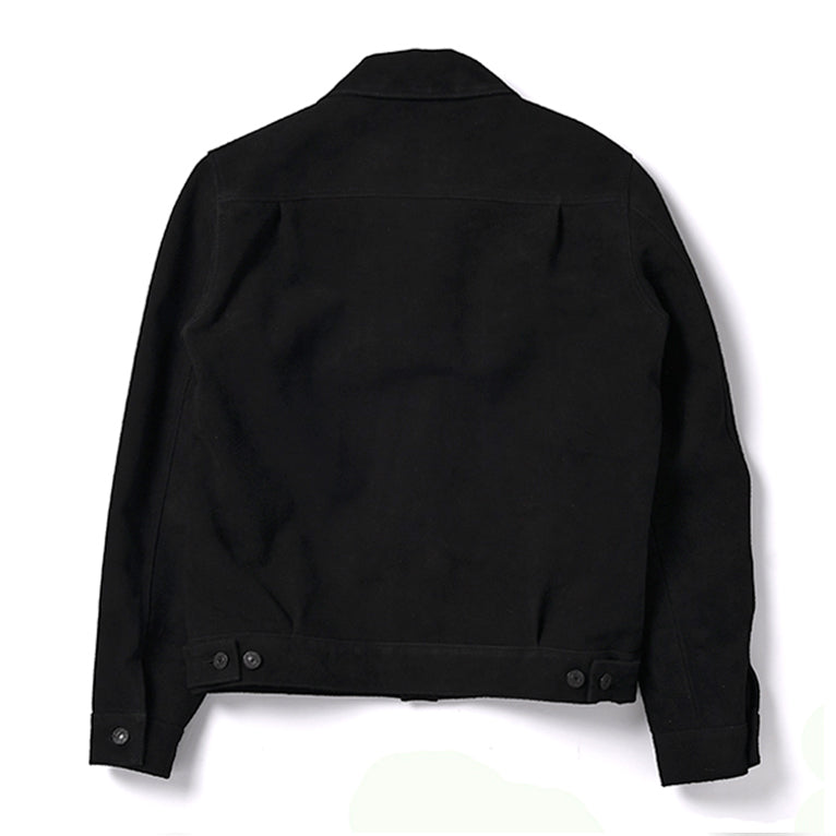 Studio D'Artisan - Black Suede Type II Leather Jacket
